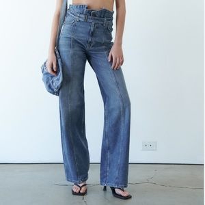Zara High Rise Blue Jeans for Women NWT
